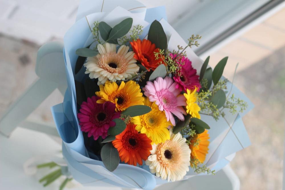 Букет цветов из: Герберы в Николо-Урюпино