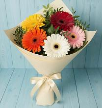 Букет цветов из:  Герберы в Николо-Урюпино