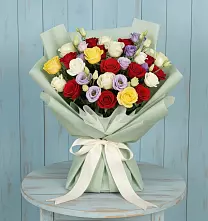 Букет цветов из:  Розы в Николо-Урюпино