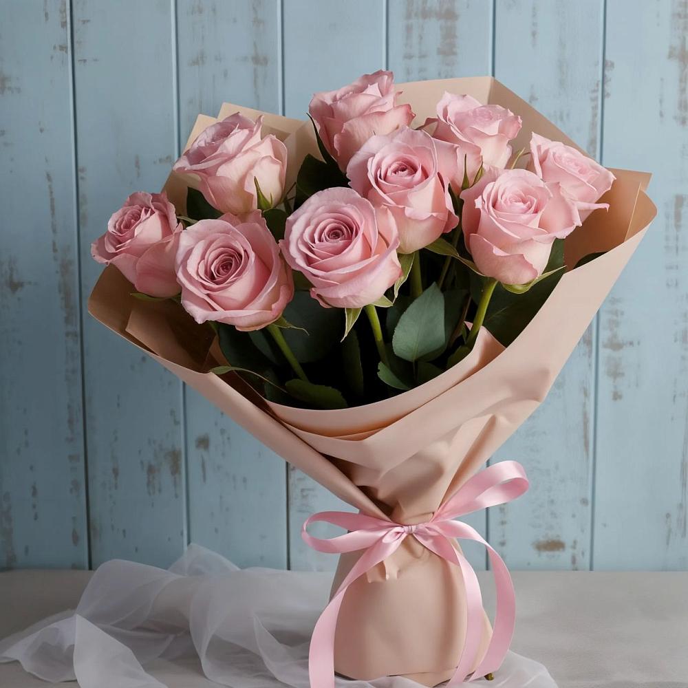 Букет цветов из: Розы в Николо-Урюпино