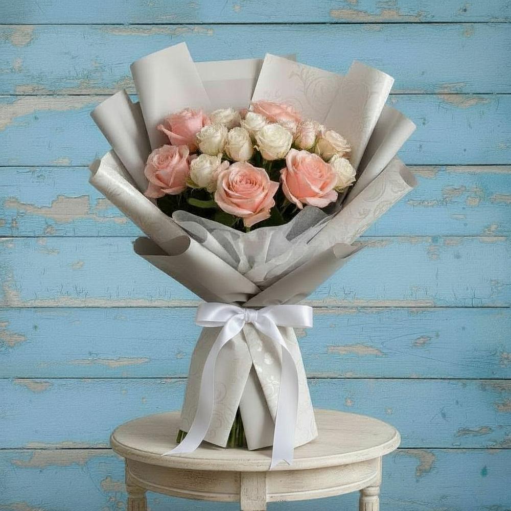 Букет цветов из: Розы в Николо-Урюпино