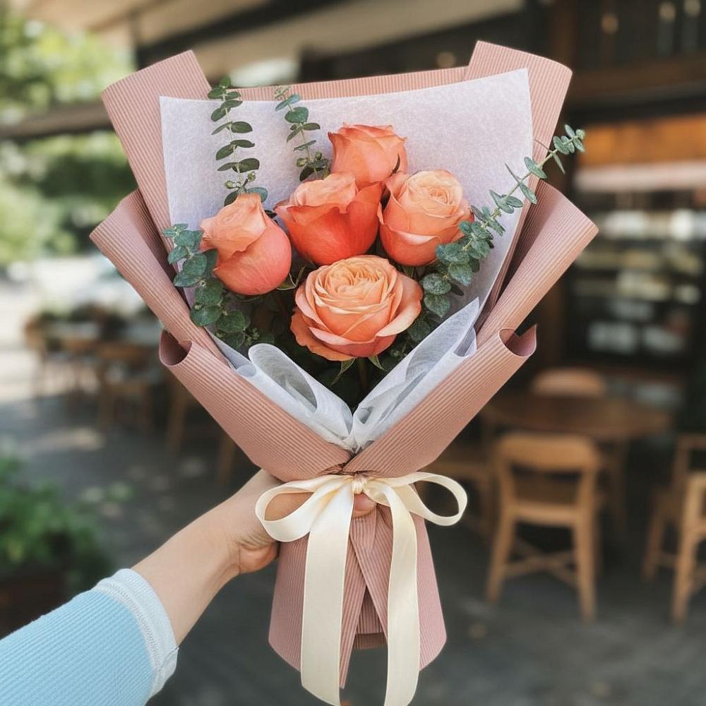 Букет цветов из: Розы в Николо-Урюпино