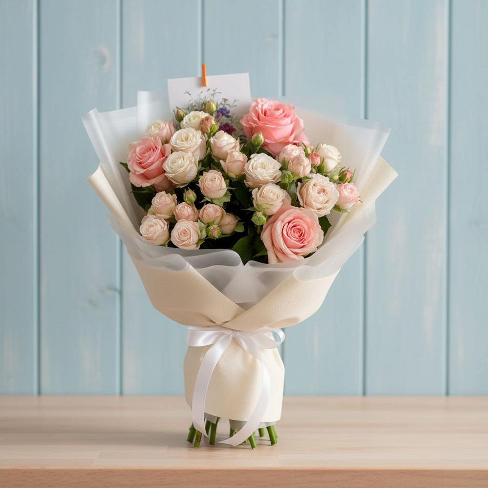 Букет цветов из: Розы в Николо-Урюпино