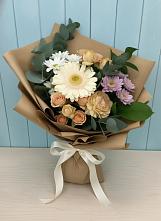 Букет цветов из:  Герберы и Хризантемы в Николо-Урюпино