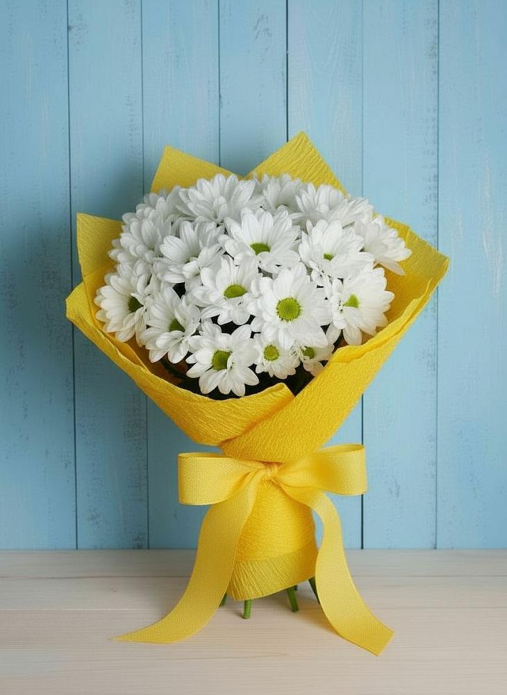 Букет цветов из: Хризантемы в Николо-Урюпино