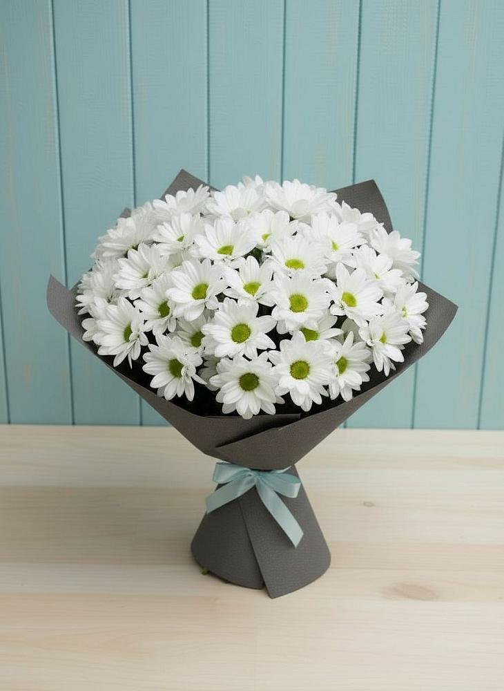 Букет цветов из: Хризантемы в Николо-Урюпино