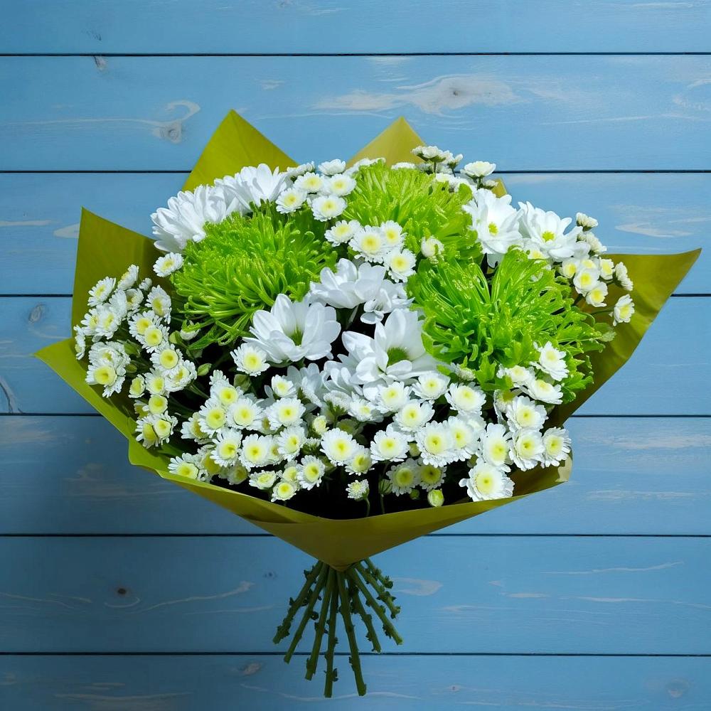 Букет цветов из: Хризантемы в Николо-Урюпино