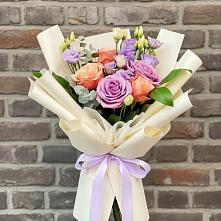 Букет цветов из:  Лизиантусы и Розы #REPLACE_PRED# Николо-Урюпино