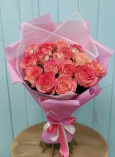 Букет 15 Розовых роз Равель #REPLACE_PRED# Николо-Урюпино