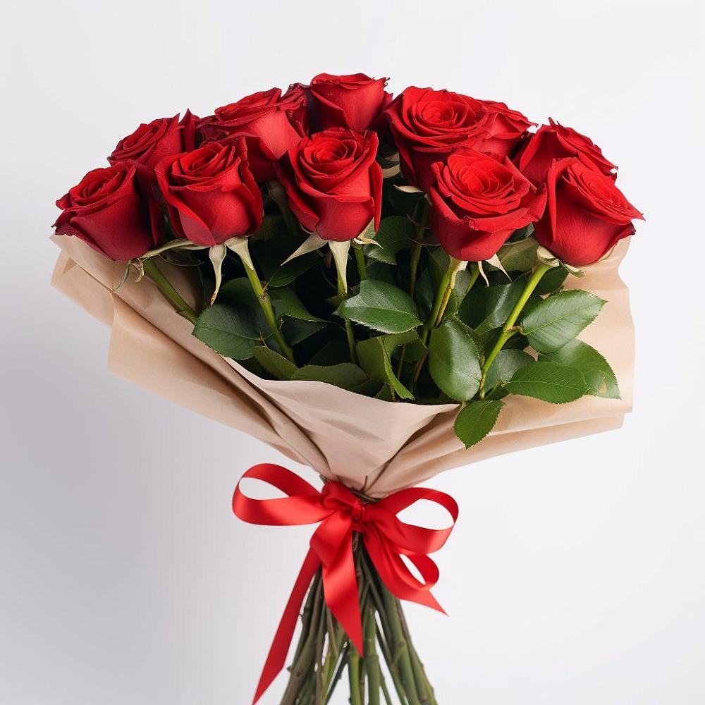 Букет 11 Красных роз Эдлесс Лав в Николо-Урюпино